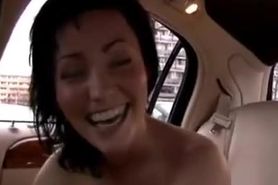 Fucked For Money in Car on Czech Streets