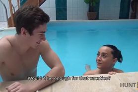 Man Sells His Girlfriend To A Stranger In The Pool