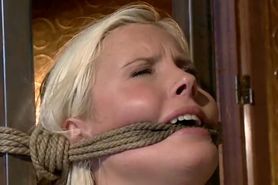 Ashley Fires and Kate Snow - lesbian - anal - BDSM - lezdom - blonde - face sitting - breast torture - caning - flogging - Hitac