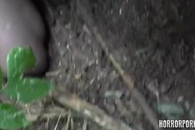 Dude finds two dirty babes and fucks them in the woods
