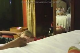 Cuckold man watches his wife fucking his friend's BBC