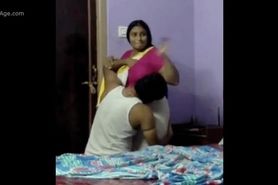 Indian man drills his obedient BBW wife in doggystyle