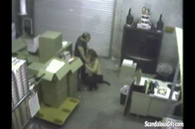 SCANDALOUSGFS - Couple having Blowjob at warehouse