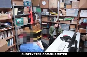 Shoplyfter getting off-getting off Asian Cutie Squirted For Stealing