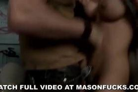 Mason Moore Screws In a Sloppy Bathroom