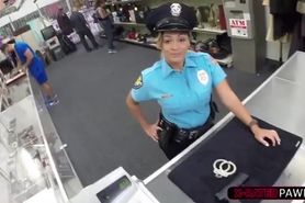 Busty and big ass police woman gets fucked by Shawn in his office