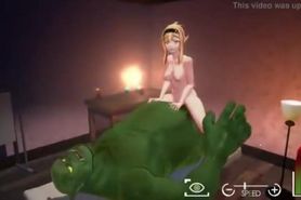 Orc Massage [3D Hentai, 4K, 60FPS, Uncensored]