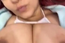 Colombian Playing With Her Sloppy Boobs 3
