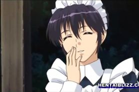 Japanese Hentai Maid Self Masturbating