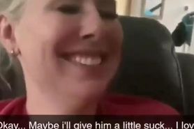 who's that milf??? mother blows her son in snapchat