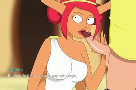 Rick and Morty: A Way Back Home-  got the sexbot pregnant and fucked an alien woman