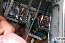 indian bus flash college girl india