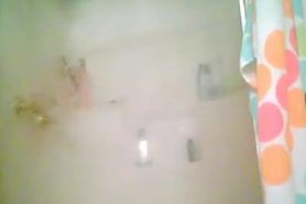 Wifes Wet Tits out of the shower mepeeking