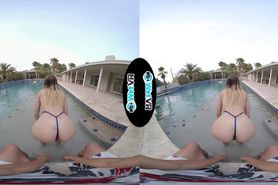 WETVR Swim Suit Strip POV VR Porn Fuck With Angel Youngs