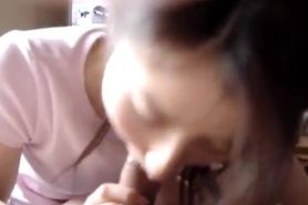 Perfect blowjob from japanese girlfriend -