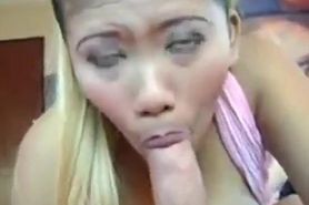 Big Titty Asian gets Hard Fucked And Cumed On