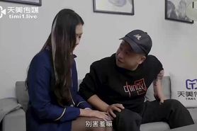 [Domestic] Tianmei Media Domestic original AV Chinese subtitles TM0150 Newcomer flight attendant cheating record feature film