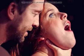 Sexy redhead girl gets hard sex
