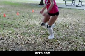 Bffs - Hot Soccer Girls Riding Trainers Dick