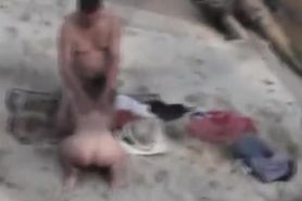 Voyeur tapes this parents on the beach
