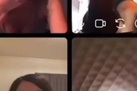 Group of Teens get flashed on Instagram live