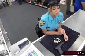 Attractive and seductive police woman gets hammered by Shawn