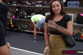 School girl flashes boobs and gets pounded in exchange of cash