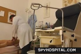 Lousy gynecologist spying on a teenager