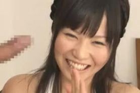 Nozomi Kashiwagi - Japanese schoolgirl butt cheeks