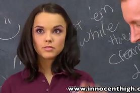 InnocentHigh Firmtits schoolgirl Dillion Harper classroom ha