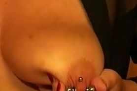 intense pierced MUMMY victim Heydi with lot of genital piercings
