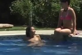 Girl Sex in the Pool
