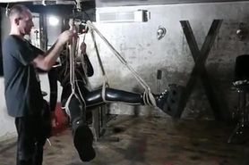 libertine fetish en latex en confine limit restrain bondage shibari hog tied Restrict Restrain Bondage & Discipline