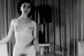 1950s naked stunner dances amp smokes