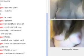 Omegle 71 crazy plumper jerks with a brush
