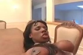 Scorching black attempt a immense rod in her ass2