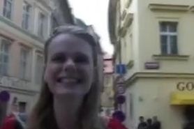 Czech streets veronika blows manmeat for cash
