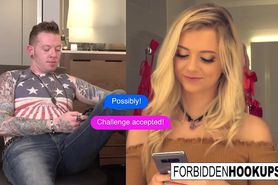 FORBIDDEN HOOKUPS - Swiped right on her step-bro, what will she do