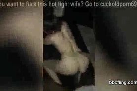 loser hubby watches his hot wife get fucked by a black man