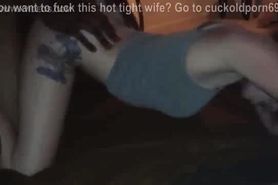 Submissive wife gets blacked and gangbanged by BBC while her