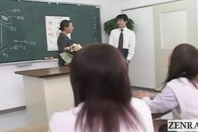 Hot Asian Japanese school sex orgy video