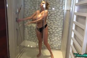 Vivian Blush busty girl in the shower
