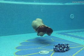 Sazan Cheharda sexy naked swimming