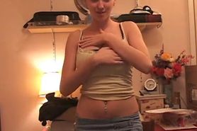 Girl dancing naked with big boobs 2