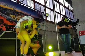 Espectacular mamada a un aficionado en el Festival de MAdrid 2017