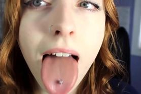Red Head Tongue Fetish