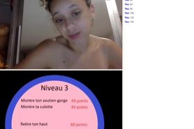 Teen with perfect body on omegle