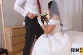 RIM4K. It is a pleasure for hunk to fuck his sexy bride after rimming