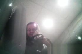 Office toilet. Girl 4 compilation.