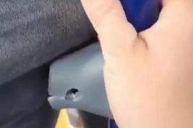 Girl Pressing Dick In Metro